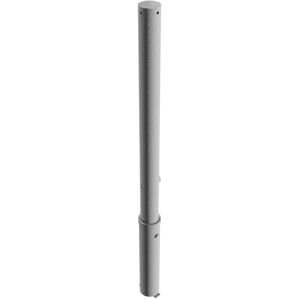 Barrier posts | Steel tube  76 x 2,6 mm | Removable, with triangular locking mechanism | hot-dip galvanized | without eyelet